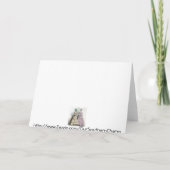 Seizoenskaartje voor kerstmis feestdagen kaart (Achterkant)