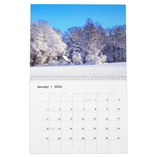 Seizoenskalender 2026 kalender (Jan 2026)