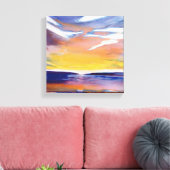 Seizoenskapje Canvas Afdruk (Insitu (Woonkamer))