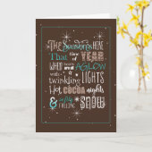 Seizoenskerstgedicht ID593 Kaart (Gele Bloem)