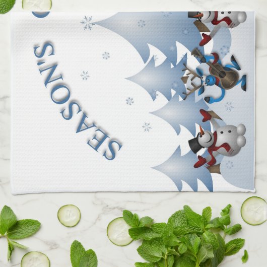 Seizoenskeukenhanddoek Theedoek (Gevouwen)