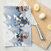 Seizoenskeukenhanddoek Theedoek (Quarter Fold)