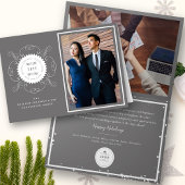 Seizoenskinderen Klassieke zegelfotobusiness Feestdagen Kaart