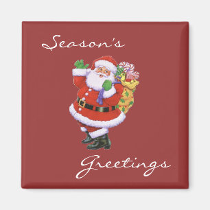 Seizoenskinderen Santa Magnet