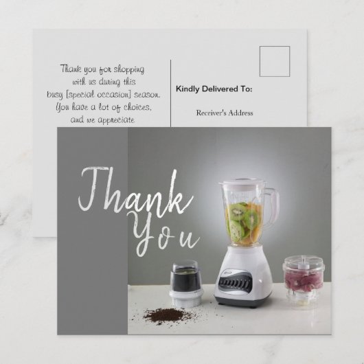 Seizoensklant  briefkaart (Voorkant / Achterkant)