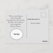 Seizoensklant  briefkaart (Achterkant)