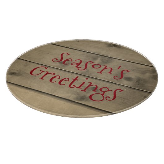 Seizoensklapbord met kerstreces snijplank (Hoek)