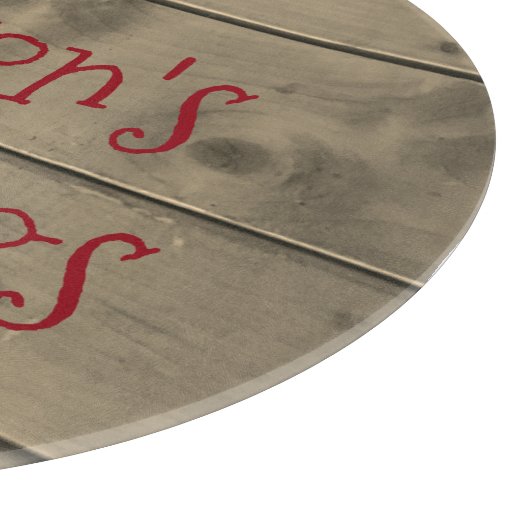 Seizoensklapbord met kerstreces snijplank (Hoek)