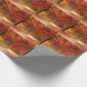 Seizoenskleuren in het najaar cadeaupapier (Hoek)