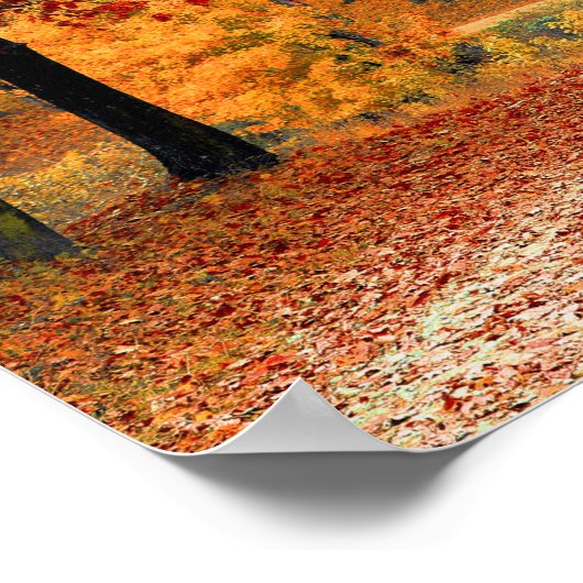 Seizoenskleuren in het najaar poster (Hoek)