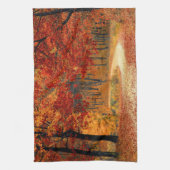 Seizoenskleuren in het najaar theedoek (Verticaal)