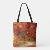 Seizoenskleuren in het najaar tote bag (Achterkant)