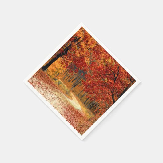 Seizoenskleuren van de herfst servet (Hoek)