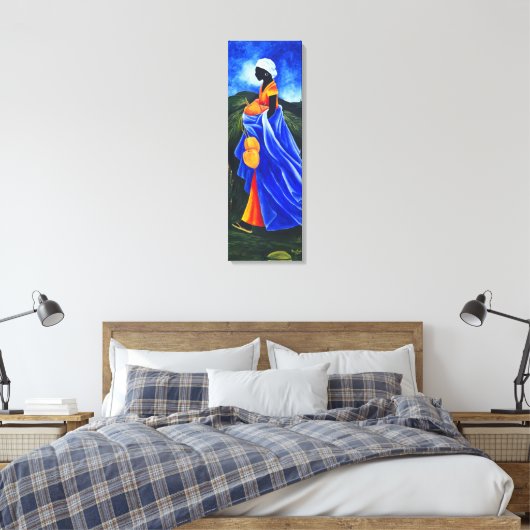 Seizoenskosnoot 2011 canvas afdruk (Insitu (Slaapkamer))