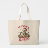 Seizoenslectuur Grote Tote Bag (Achterkant)