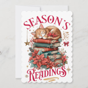 Seizoenslectuur Knus Kitten  Feestdagenkaart