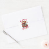 Seizoenslectuur Knus Kitten Ronde Sticker (Envelop)