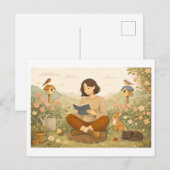 Seizoenslezen: Lente Briefkaart (Voorkant / Achterkant)