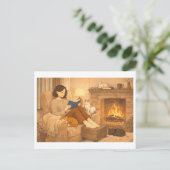 Seizoenslezen: Winter Briefkaart (Staand voorkant)