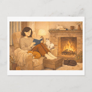 Seizoenslezen: Winter Briefkaart