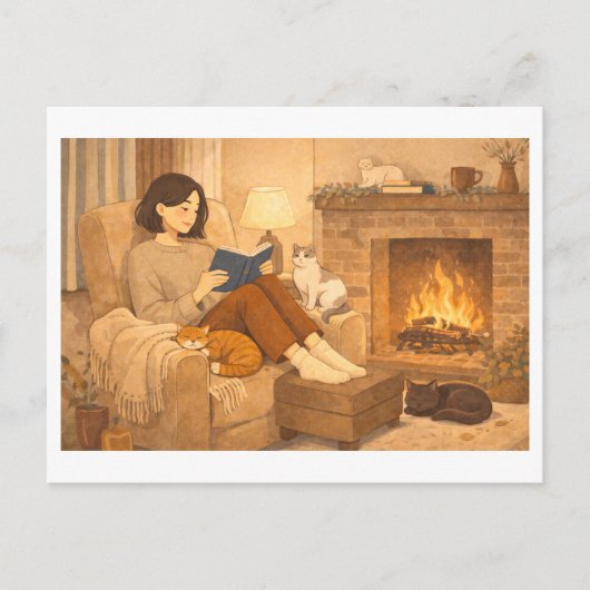 Seizoenslezen: Winter Briefkaart (Voorkant)