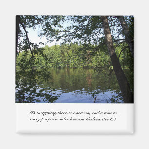 Seizoensmeer Ecclesiastes Lake Forest Magneet