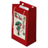  Seizoensmeisje Klein Cadeauzakje (Achterkant Gekanteld)