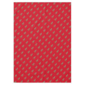 seizoensontwerp met ivoren blad en robin kerst tafelkleed (Voorkant)