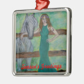 Seizoensoorts Vergroting Horse Ornament (Links)