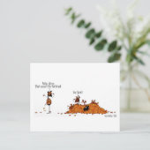 Seizoenspaarden van de Herfst die zich van de Vet- Briefkaart (Staand voorkant)