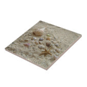 Seizoenspalen in de zand tegeltje (Zijkant)