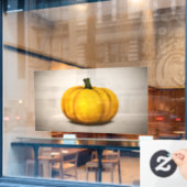Seizoenspompoen, Thanksgiving, Halloween, Herfst Raamsticker (Cafe Raam)