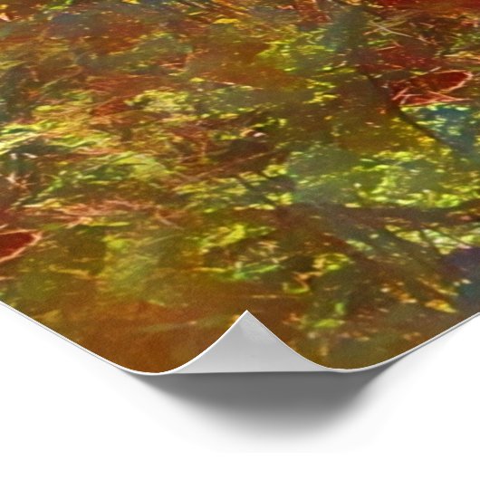 Seizoensschilderende fotografische kunstdrukken poster (Hoek)