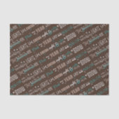 Seizoensschilderpatroon ID593 Tissuepapier (Voorkant)