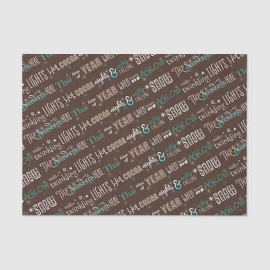 Seizoensschilderpatroon ID593 Tissuepapier (Voorkant)