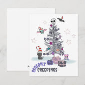 Seizoensschilders van de Gothic met kerstkaart voo (Voorkant / Achterkant)