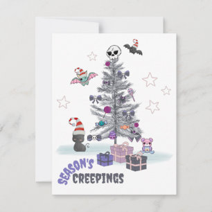Seizoensschilders van de Gothic met kerstkaart voo