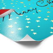 Seizoensseizoen voor prettige kerst foto afdruk (Hoek)