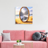Seizoensspiegel Canvas Afdruk (Insitu (Woonkamer))