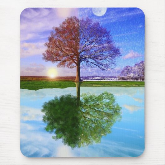 seizoensspreuk muismat (Voorkant)