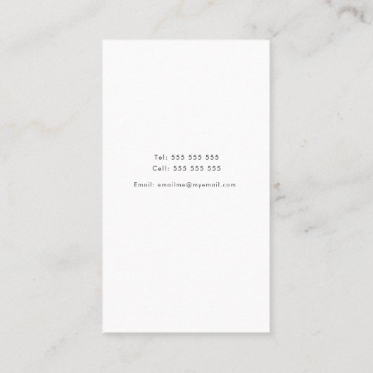 Seizoensstokplukker die contact met de Kaart maakt Afsprakenkaartje (Achterkant)