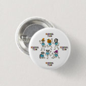 Seizoensteam Halloween Ronde Button 3,2 Cm (Voorkant /achterkant)