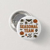 Seizoensteam Halloween Ronde Button 3,2 Cm (Voorkant /achterkant)