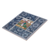 Seizoenstegels: Summer van Kate Greenaway Repro 18 Tegeltje (Zijkant)