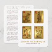 Seizoenstegels - Toelichting Kaart (Voorkant / Achterkant)