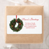 Seizoensvakantie met kerstfeest etiket (Insitu)