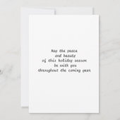 Seizoensvakantiekaartje Aankondiging (Achterkant)