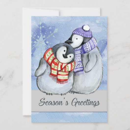 Seizoensvakantiekaartje Feestdagenkaart (Voorkant)