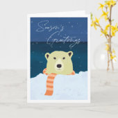 Seizoensvakantiekaartje voor groeten kaart (Gele Bloem)