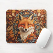 Seizoensval laat Red Fox Face achter Muismat (Met muis)